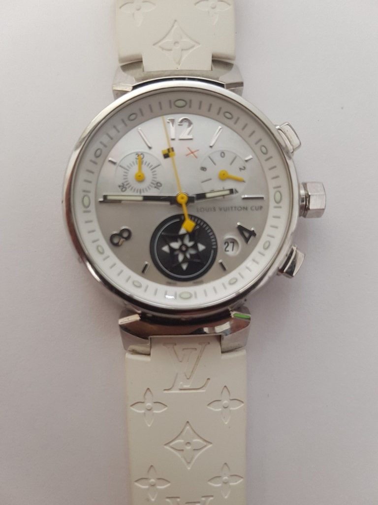 Jual jam original LOUIS VUITTON Q132C Chrono Lovely Cup Women Watches Used murah